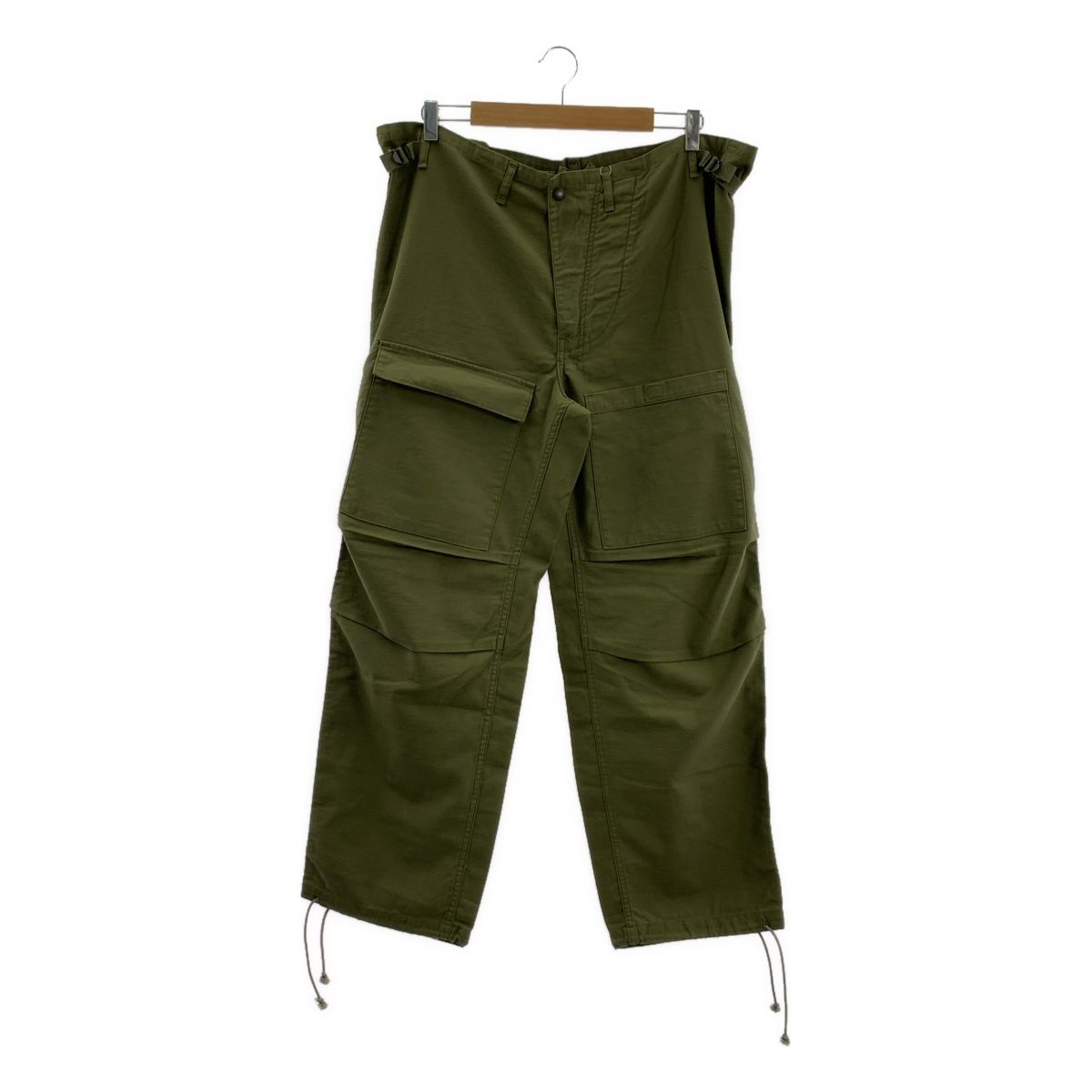NOWOS | ノーウォス | CARGO PANTS コットン ワイド カーゴ パンツ | M | カーキ | レディース
