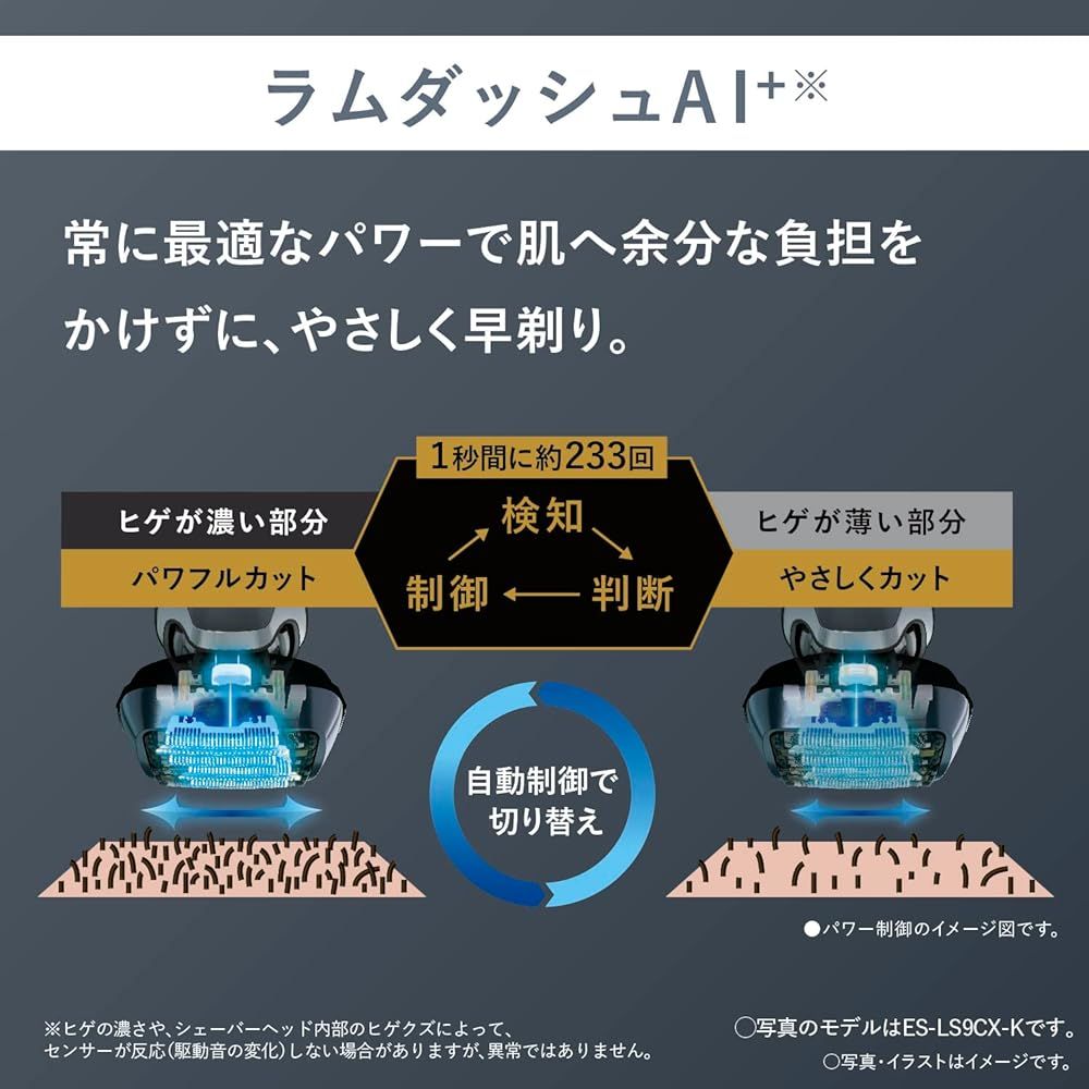 【最安値に挑戦】 パナソニック ラムダッシュPRO メンズシェーバー 5枚刃 充電中でも剃れる シルバー ES-LV5J-S 配送商品は通常配送無料。