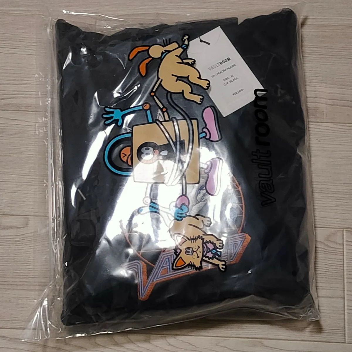 VAULTROOM × 兎田ぺこら PEKORA HOODIE BLK XL