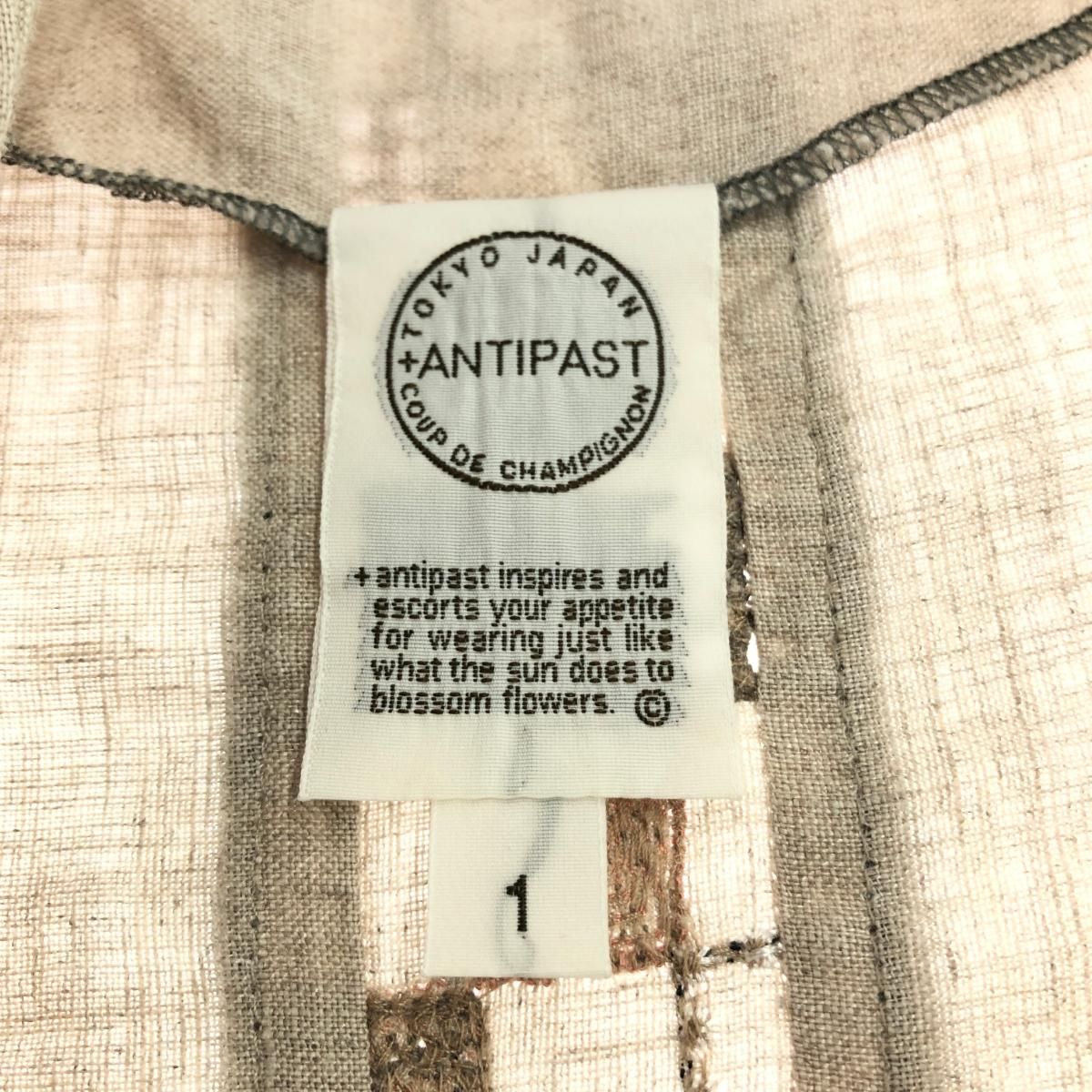 ANTIPAST アンティパスト 刺繍チュニック ワンピース サイズ:1 ANTIPAST アンティパスト 刺繍チュニック ワンピース サイズ:1