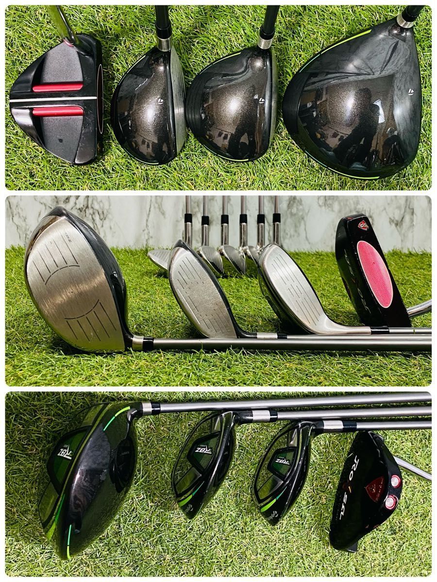 TaylorMade - 【極美品】初心者推奨 テーラーメイド RBZ メンズゴルフセット 10本 R テーラーメイド RBZ メンズ ゴルフ クラブセット 初心者