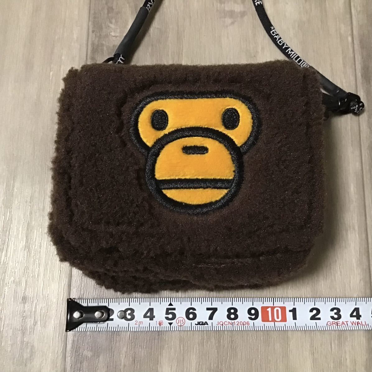 BABY MILO FAUX SHERPA FUR MINI BAG a bathing ape BAPE エイプ ベイプ アベイシングエイプ マイロ  ボア ショルダーバッグ - メルカリ