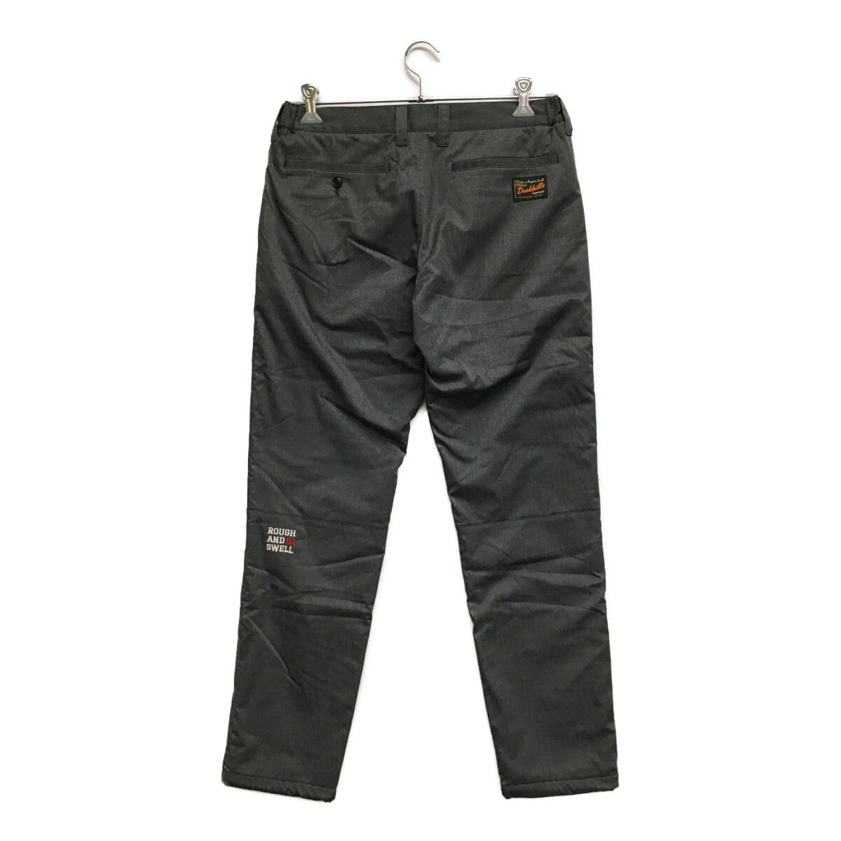 メンズ ラフ&スウェル rough-swell パンツ M グレー 裏フリース素材 シンプル