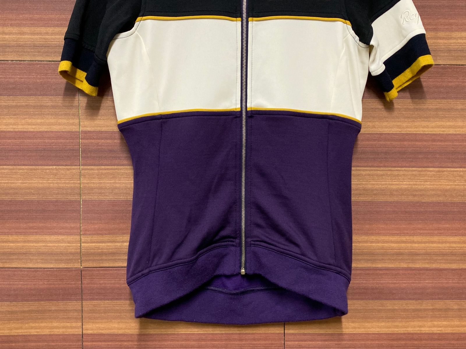 IE323 ラファ Rapha IMPERIAL WORKS WOMEN'S TRICOLOR JERSEY 半袖 サイクルジャージ 黒 パープル  XXS - メルカリ