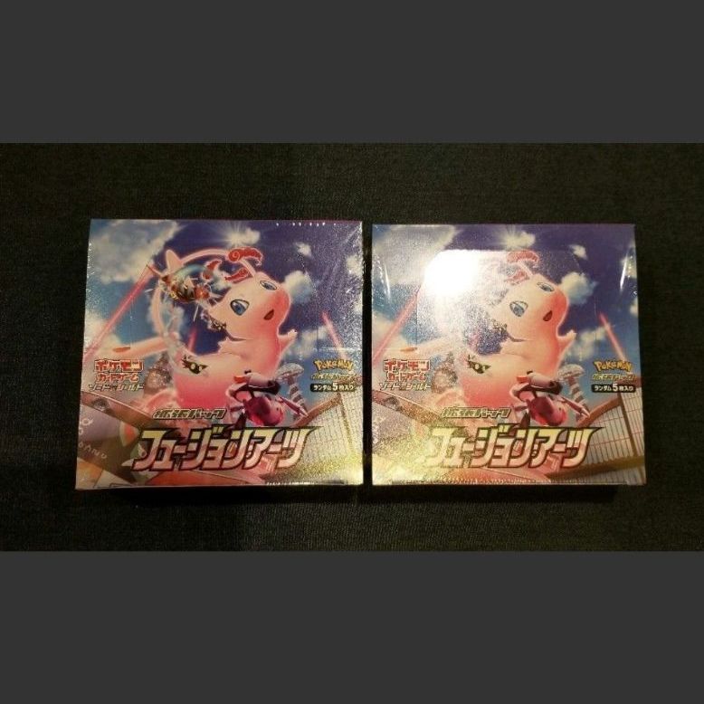 新品未開封》ポケモンカードゲーム☆フュージョンアーツ 2BOX