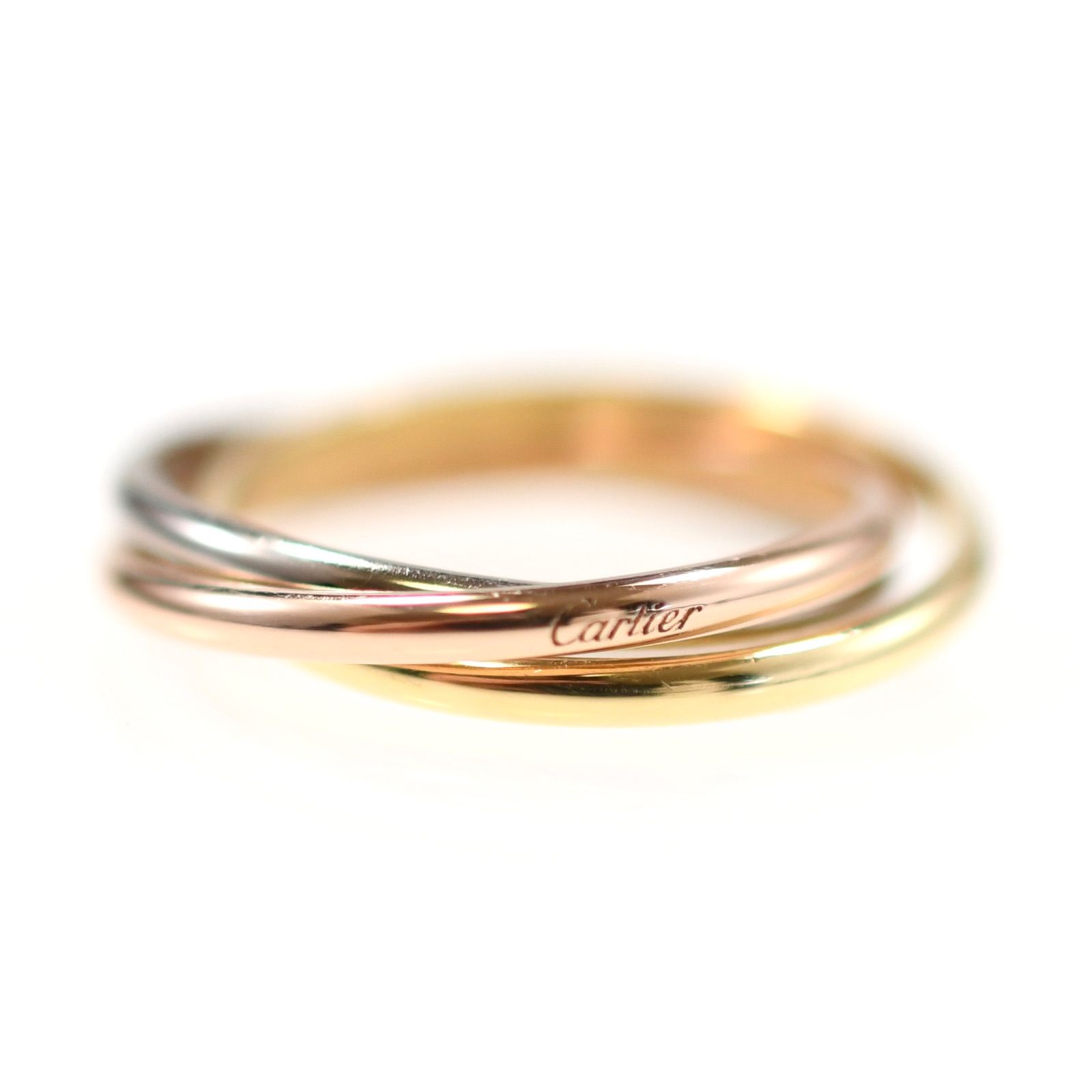 Cartier(カルティエ) 3連リング 48美品 トリニティ K18スリーカラー
