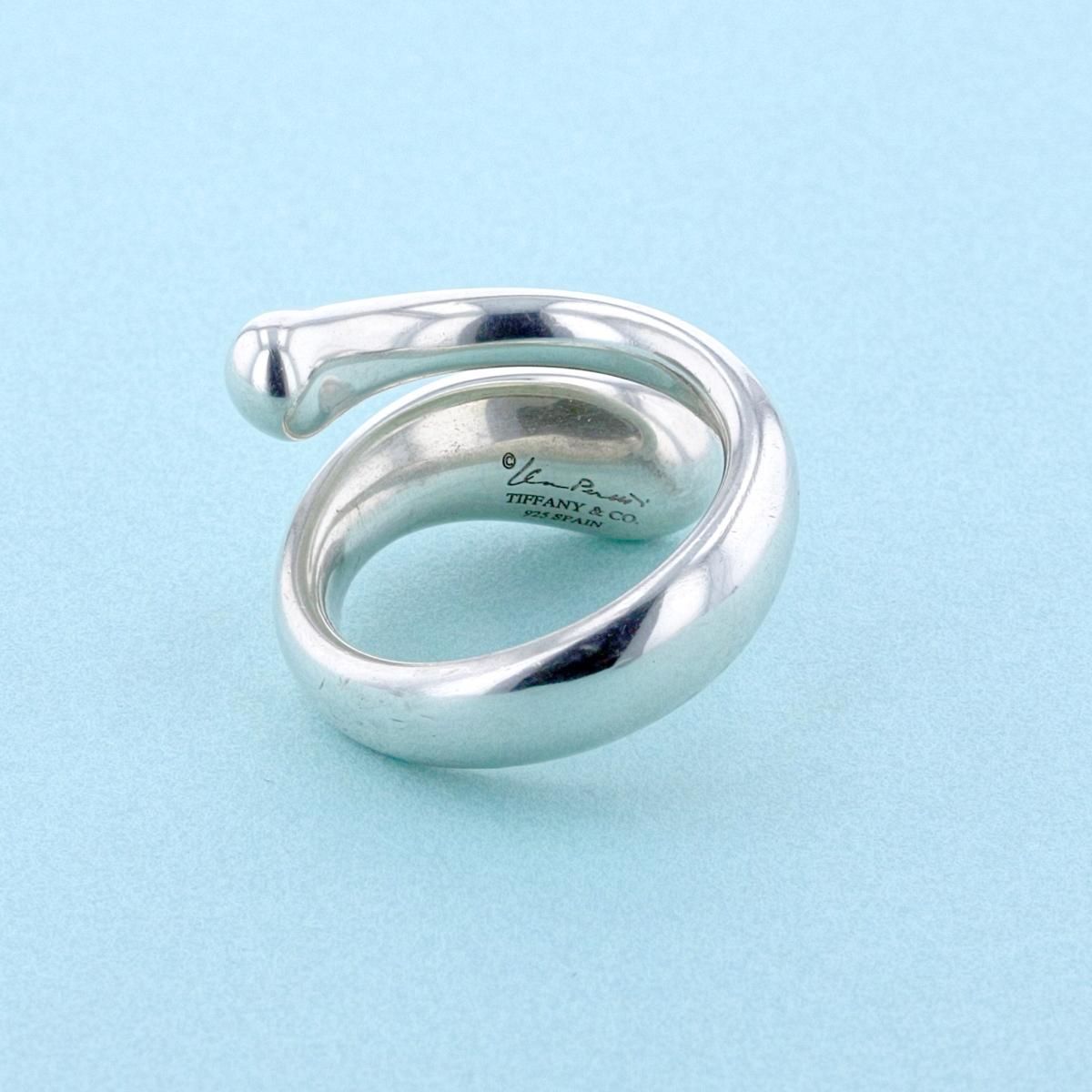 中古】Tiffany&Co. （ティファニー） ｴﾛﾝｹﾞｲﾃｯﾄﾞ・ﾃｨｱﾄﾞﾛｯﾌﾟ ﾘﾝｸﾞ