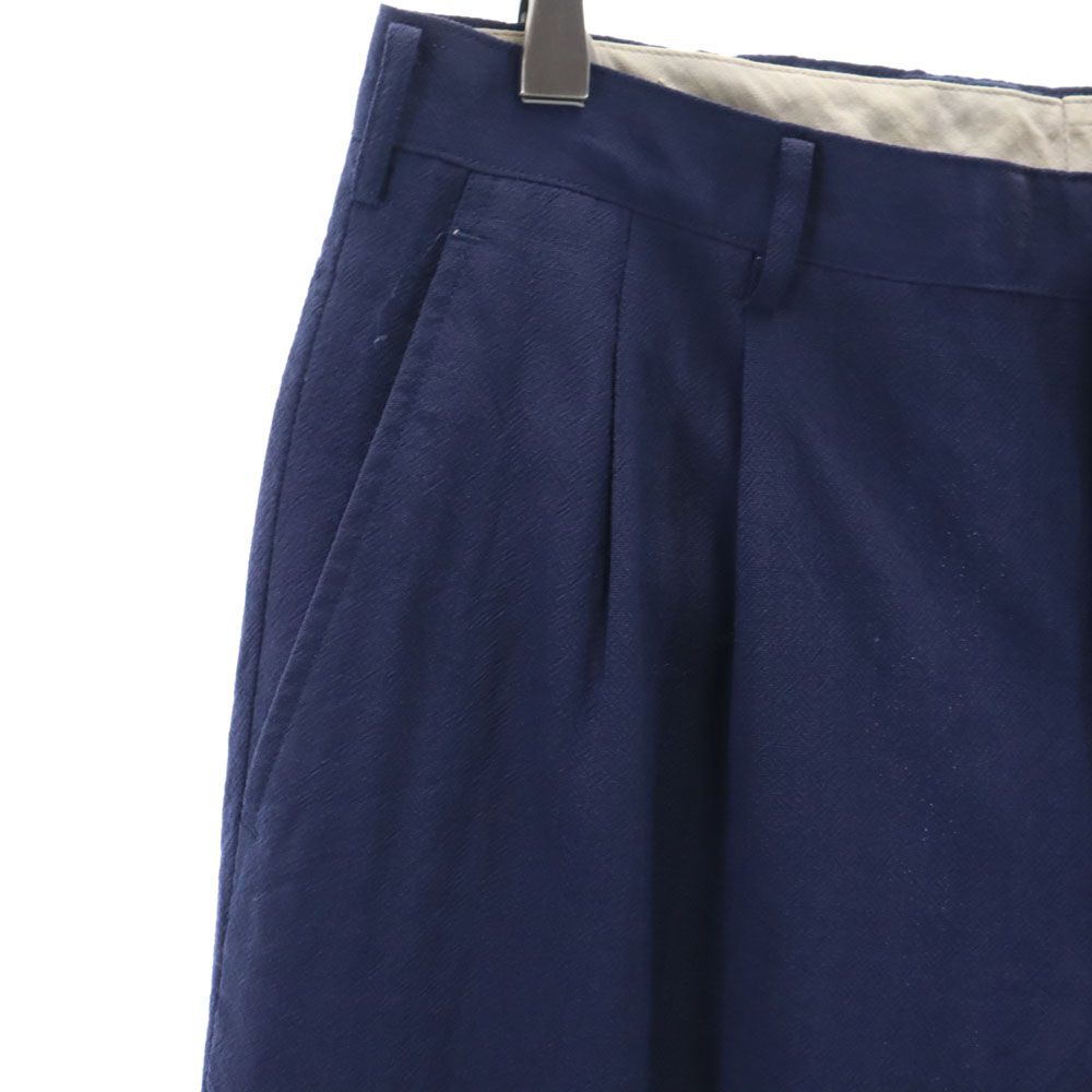 90s Christian Dior 2タック ストライプ スラックス ネイビー 90s Christian Dior 2タック ストライプ スラックス ネイビー 90s