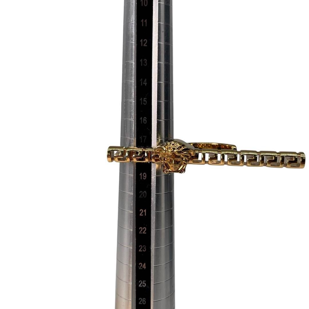 Versace ゴールド カットアウトリング デザイナー リング