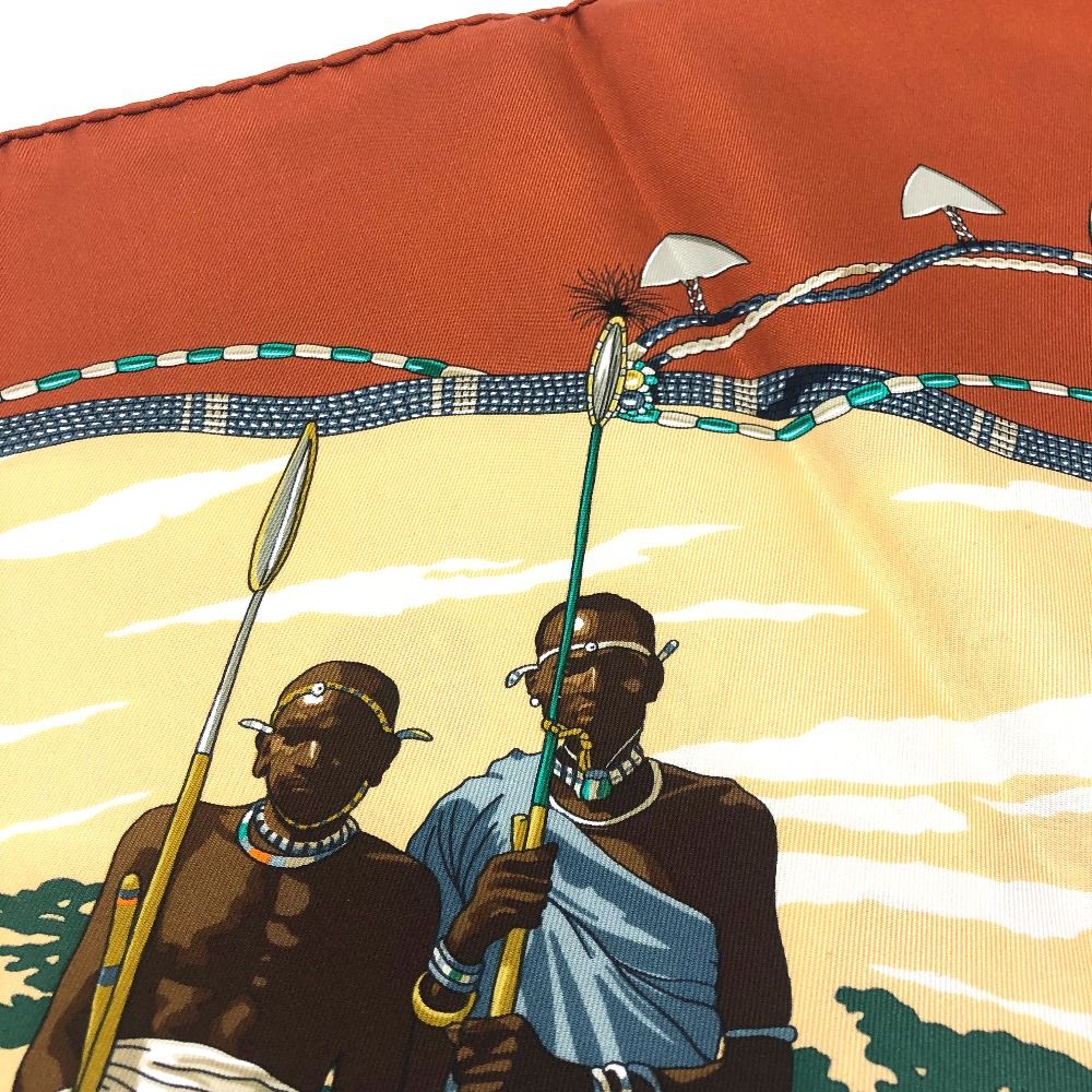 ヨーム！ エルメス HERMES スカーフ カレ 90 ケニアの真珠 ヨーム様専用！ エルメス HERMES スカーフ カレ 90 ケニアの真珠