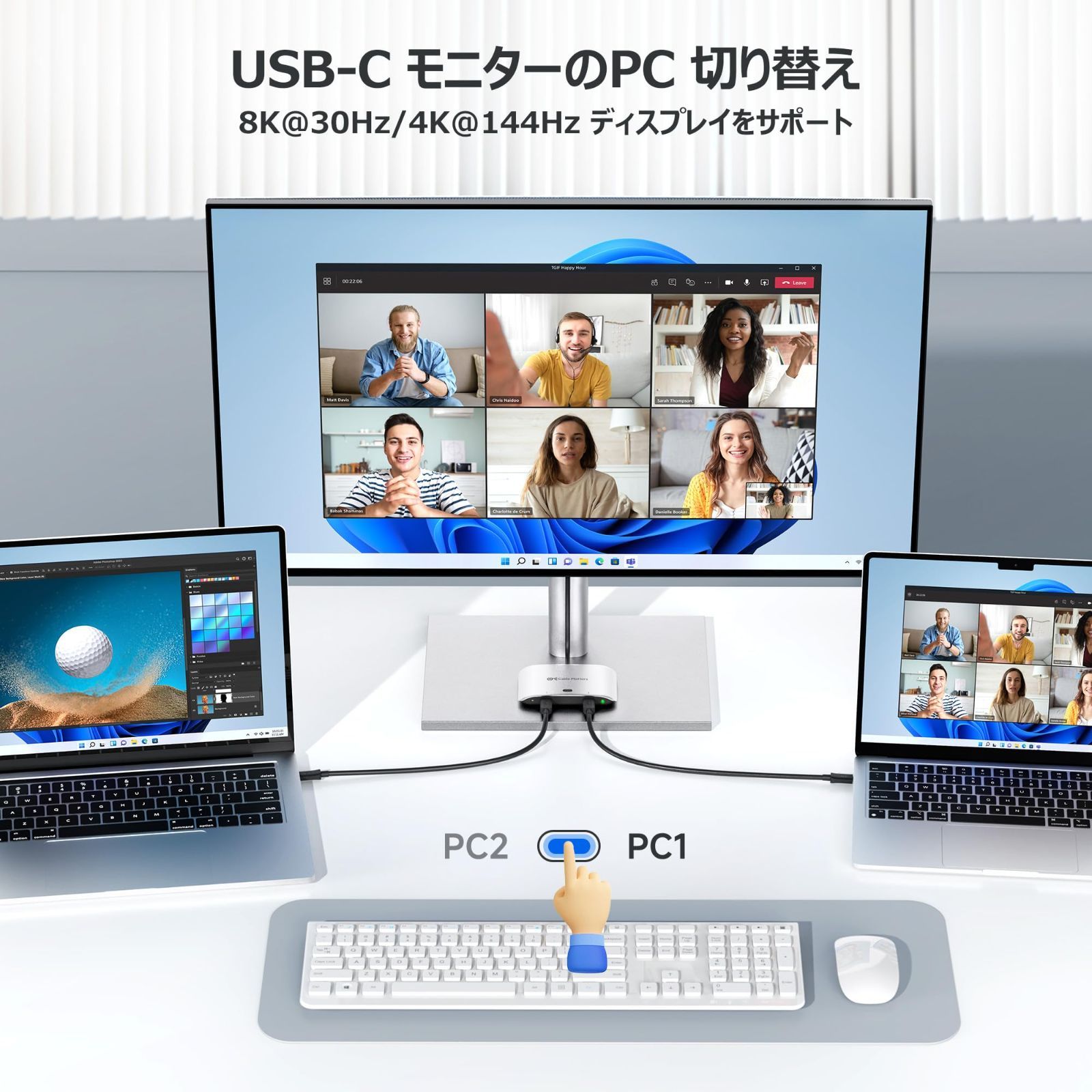 PD USB-CまたはThunderbolt