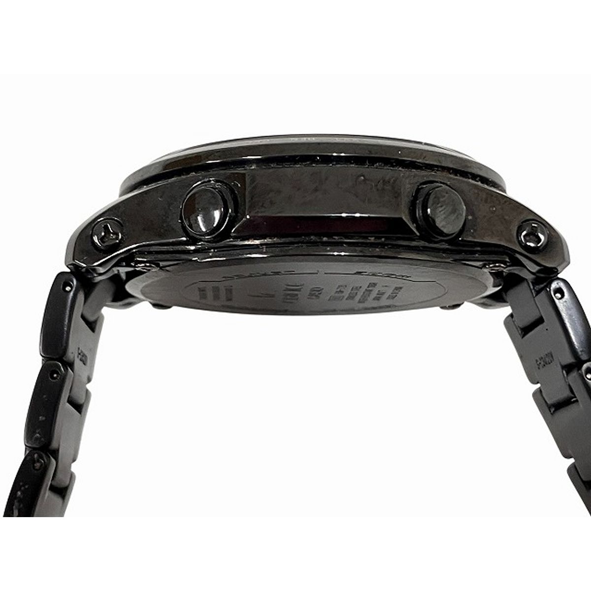 稼働 カシオ エディフィス EQW-T720 ブラックメタル　電波ソーラー CASIO EQW-T720 EDIFICE 電波 ソーラー 腕時計 ブラック