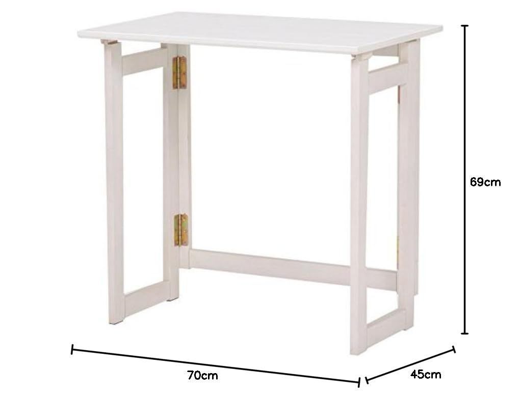 人気商品 MT-7680WS 折りたたみテーブル ホワイトウォッシュ