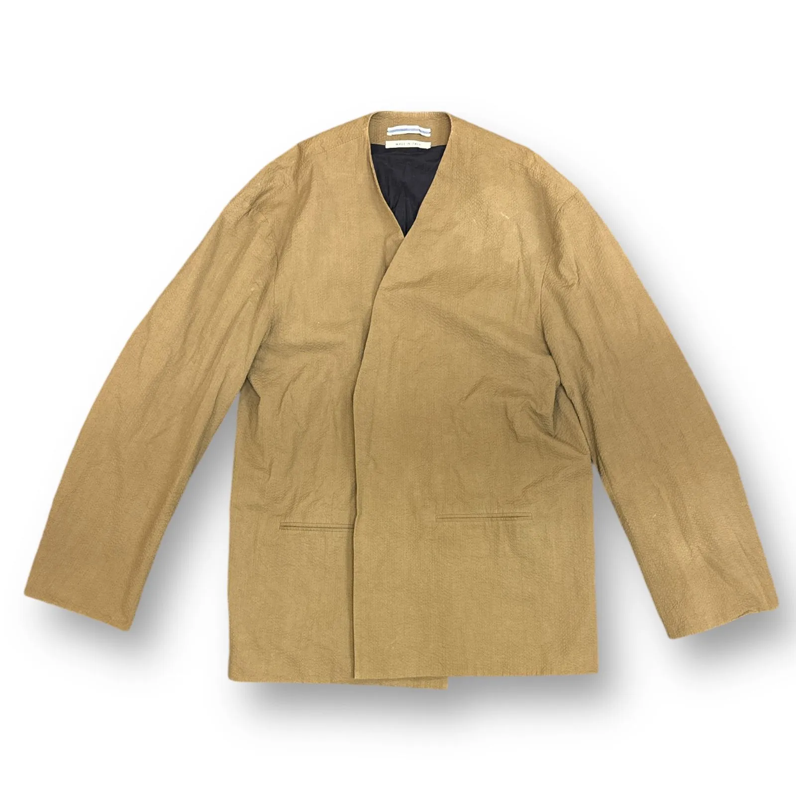 クリスタセヤ　ノーカラージャケット　XL BIOTOP(ビオトープ) / WOMEN【Cristaseya】COLLARLESS JACKET