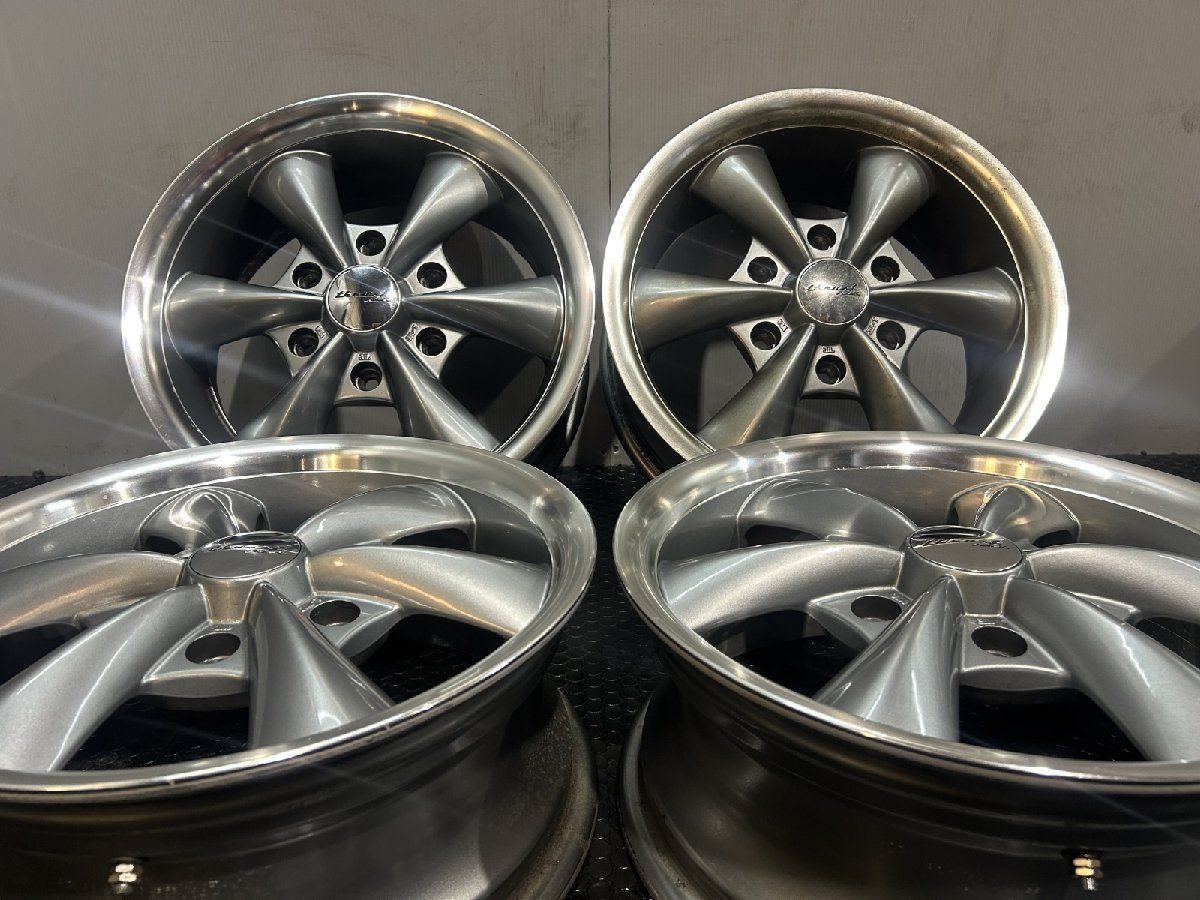 メーカー不明 15インチ 5.5J 5穴PCD139.7オフセット+5 アルミ