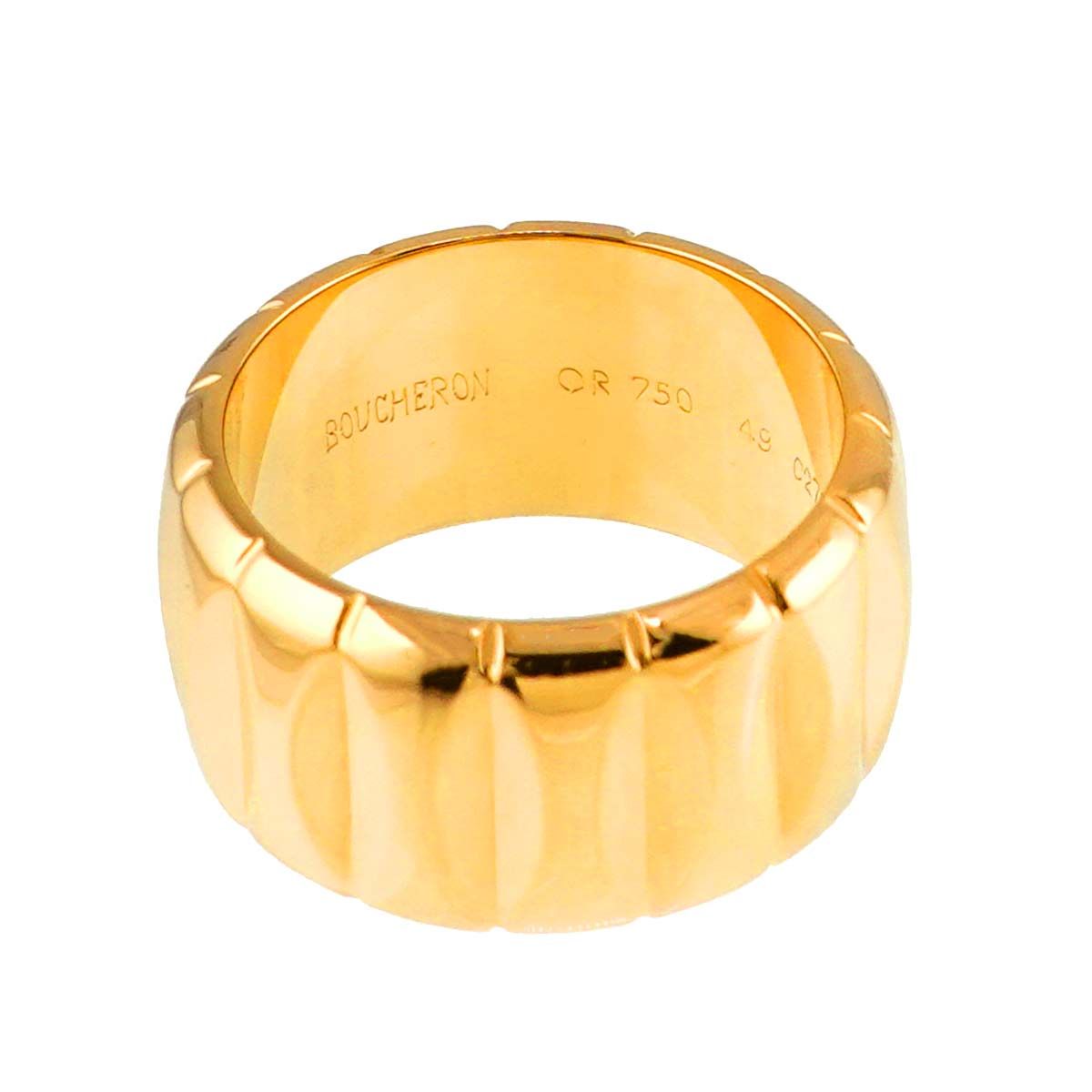 BOUCHERON - ブシュロンBOUCHERON ロゴ リング 750 18金リング