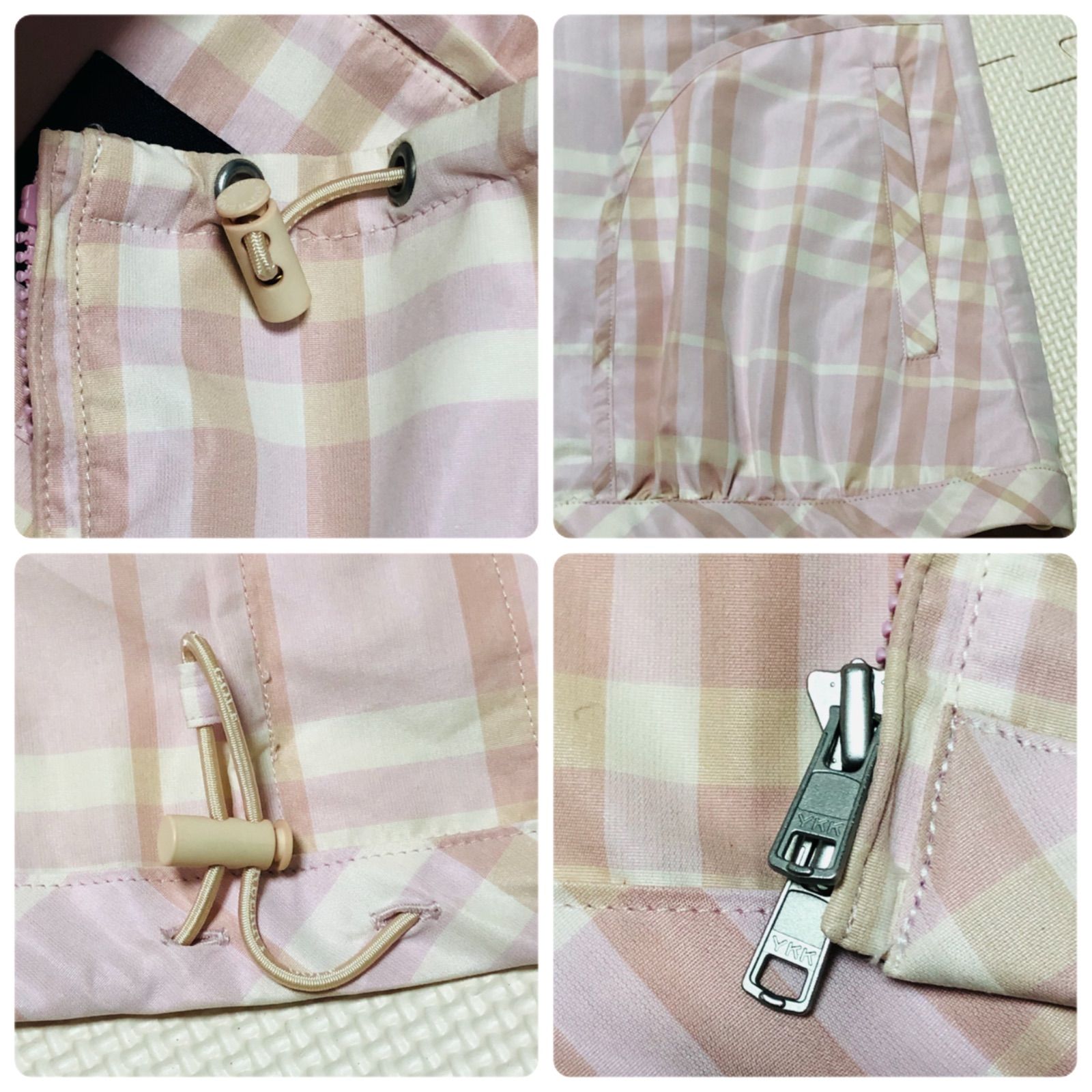 バーバリーゴルフ ジップアップジャケット ゴルフウェア 羊毛 日本製 三陽商会 BURBERRY GOLF バーバリーゴルフ ジップアップジャケット ピンクノバ