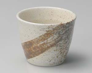和食器  ハ304-318 志野サビ刷毛そば猪口