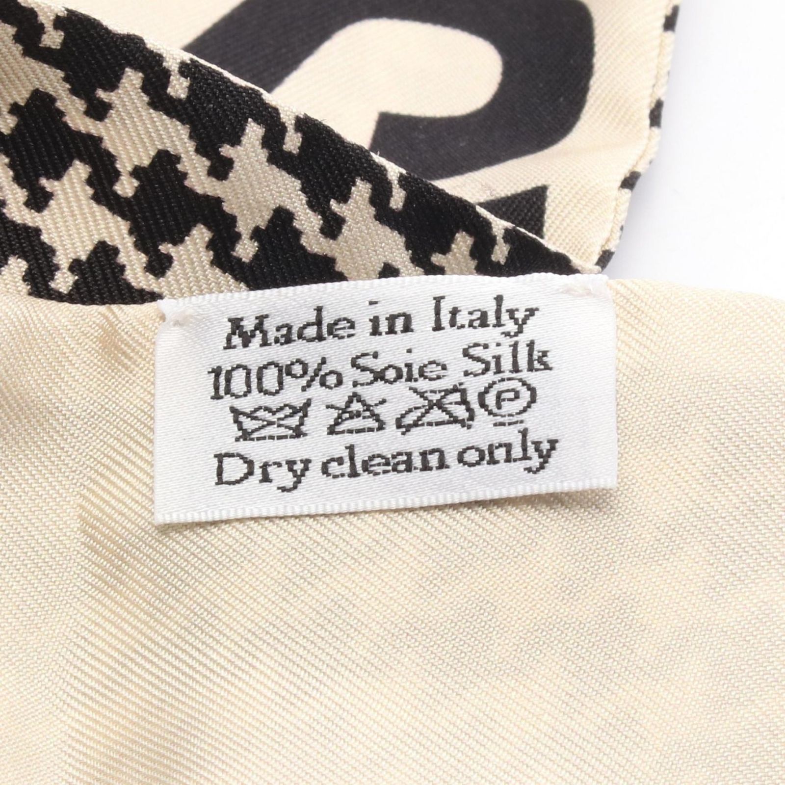 ディオール Dior スカーフ ミッツァ 30 Montaigne ブラックチェック