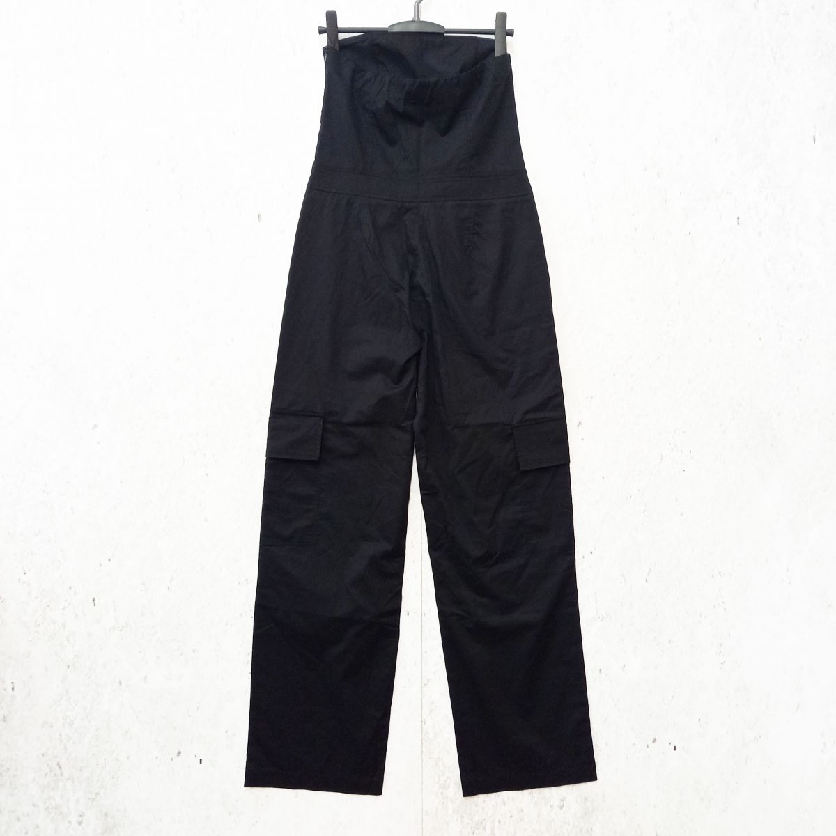 k*n様 ジャンプスーツ ZARA ザラ 黒 ブラック ツナギ S M オールイ k*n