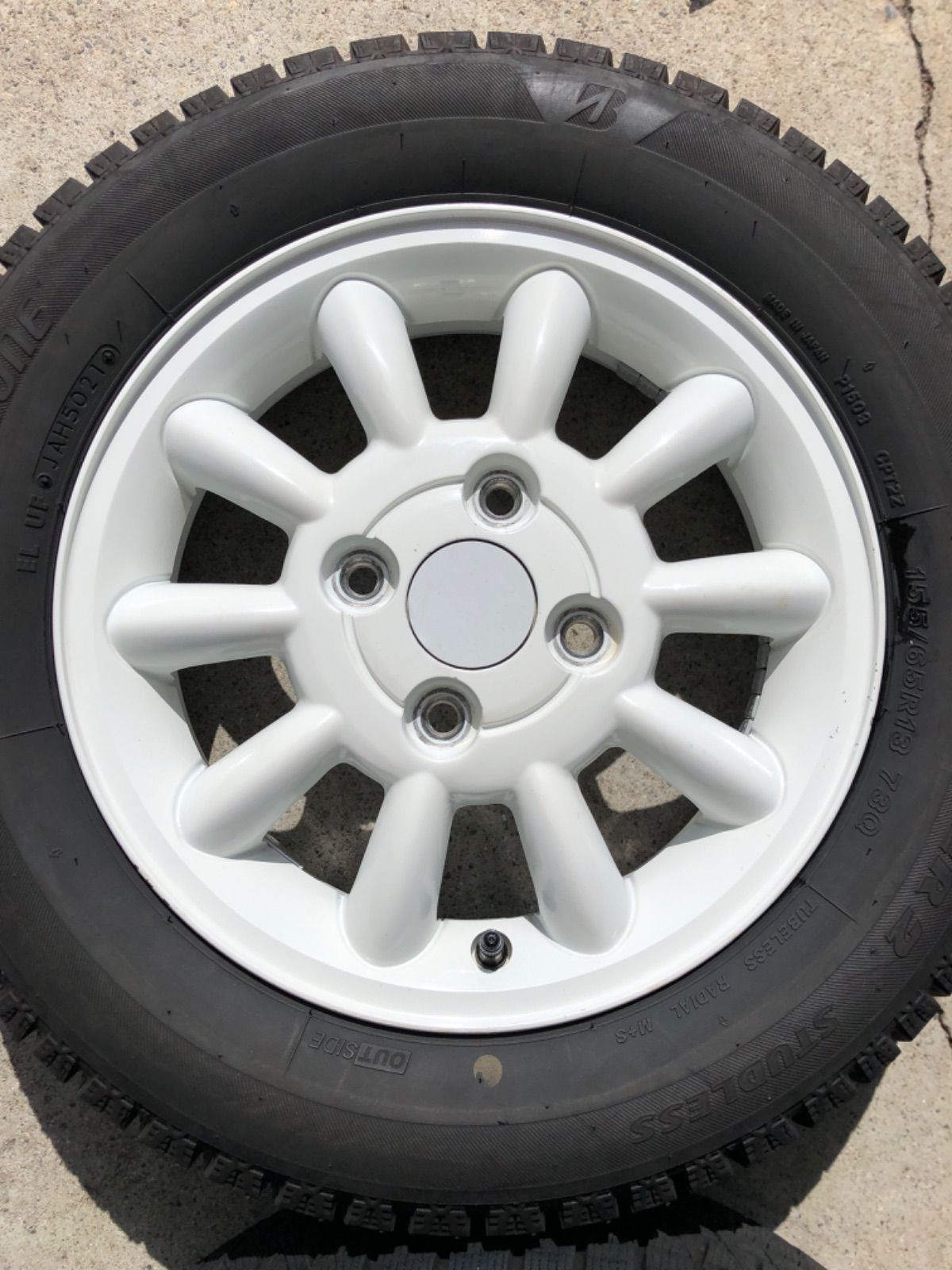 スタッドレス ラパン純正 155/65R13 21年 20年製 - メルカリ