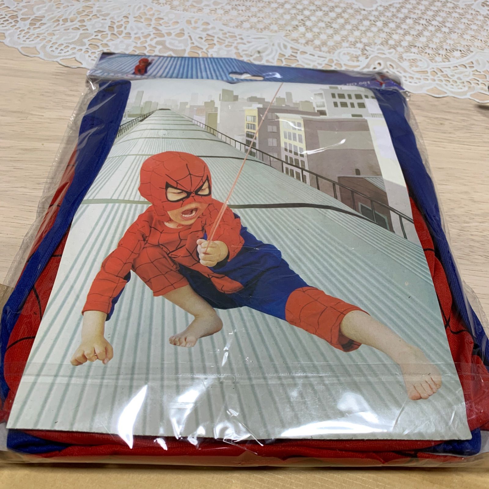 スパイダーマン キッズ コスプレ 100~125cm - メルカリ