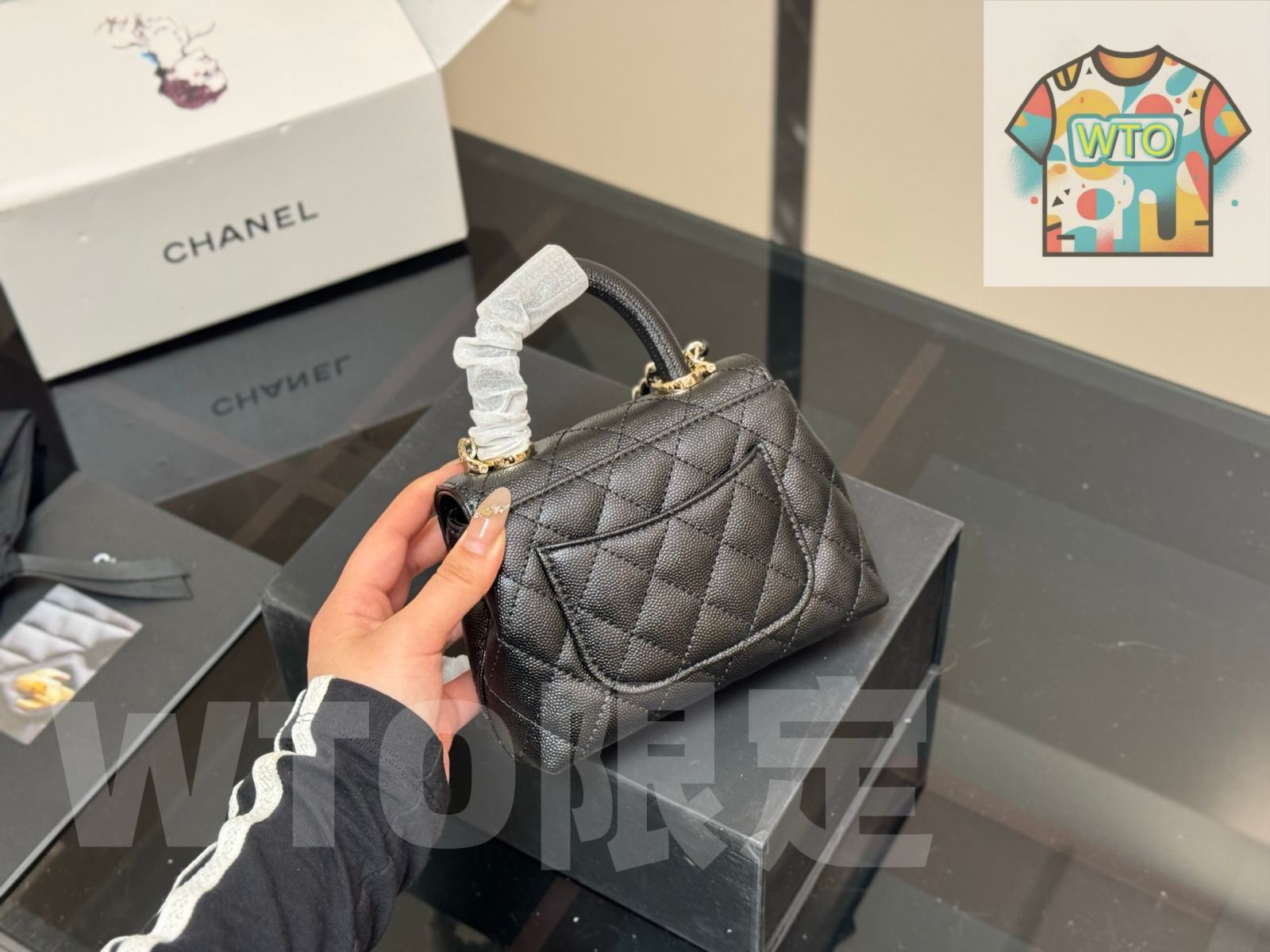 今日WTO】Chanel シャネル ココハンドル ハンドバッグ