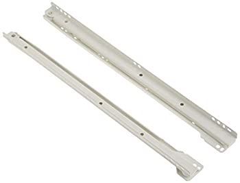 prime-line製品R 7210引き出しスライドキット、15???3?/ 4で。、スチールトラック、ホワイトパウダーコート