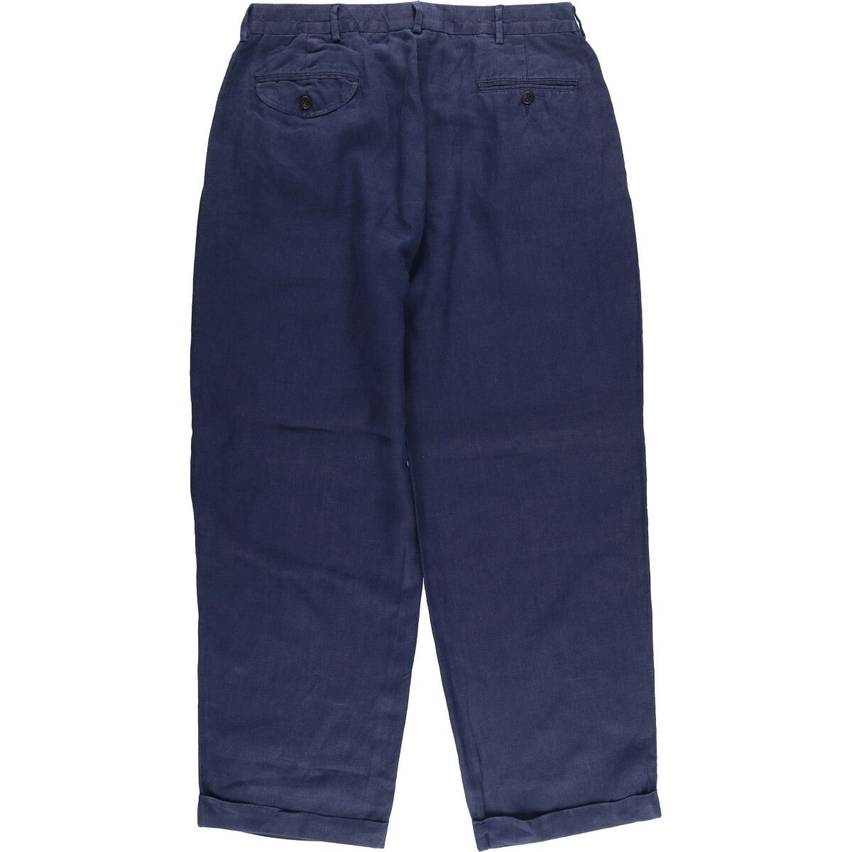 古着 ラルフローレン Ralph Lauren POLO by Ralph Lauren ツータック リネンパンツ スラックス メンズw34相当 eaa581255