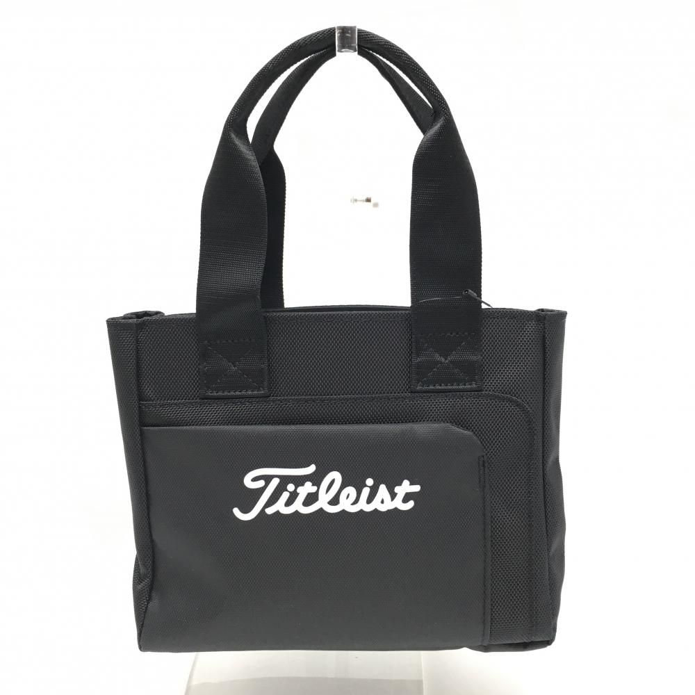 美品 ベンツ タイトリスト Titleist カートバッグ レザー 黒 ゴルフ 美品】メルセデスベンツ×タイトリスト Titleist カートバッグ