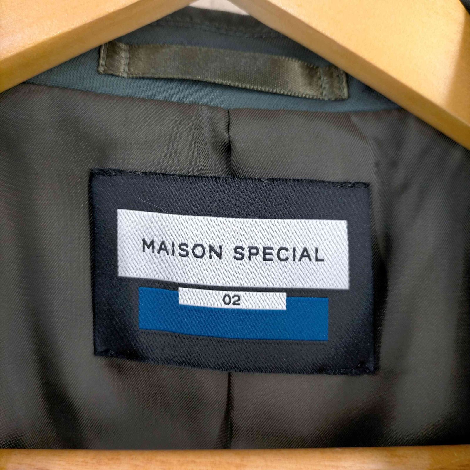 メゾンスペシャル MAISON SPECIAL マルチファブリックウールオーバー 