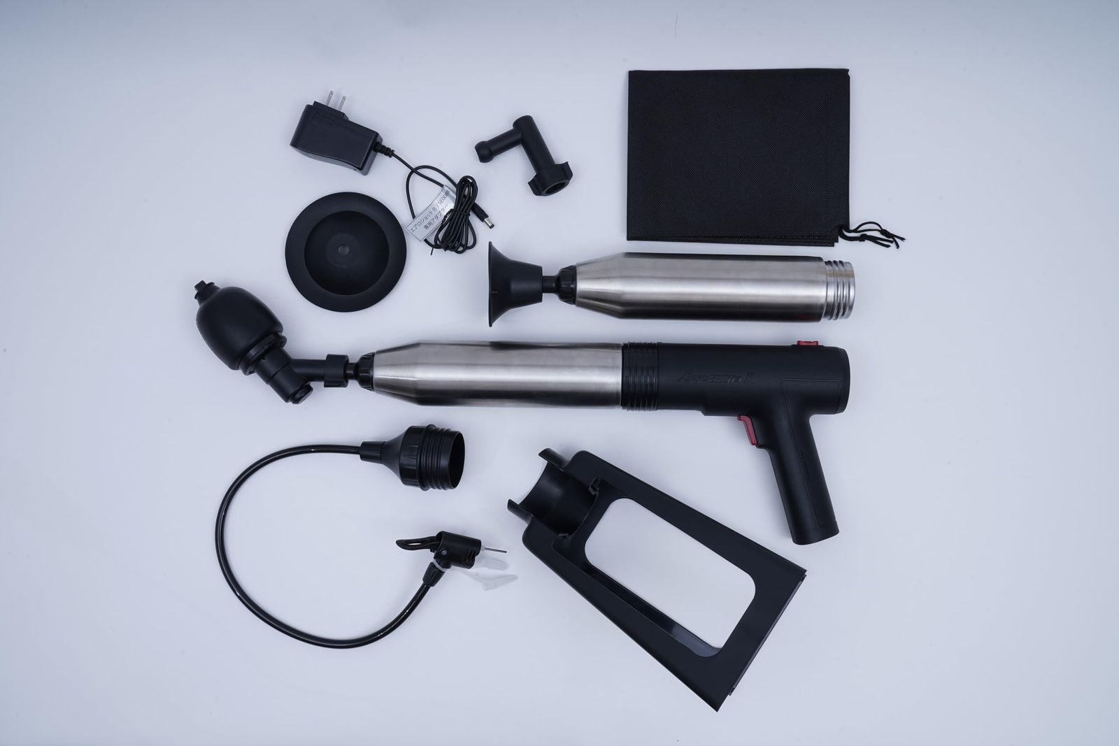 エアロショットII マットブラック 空気の力で排水管のお掃除