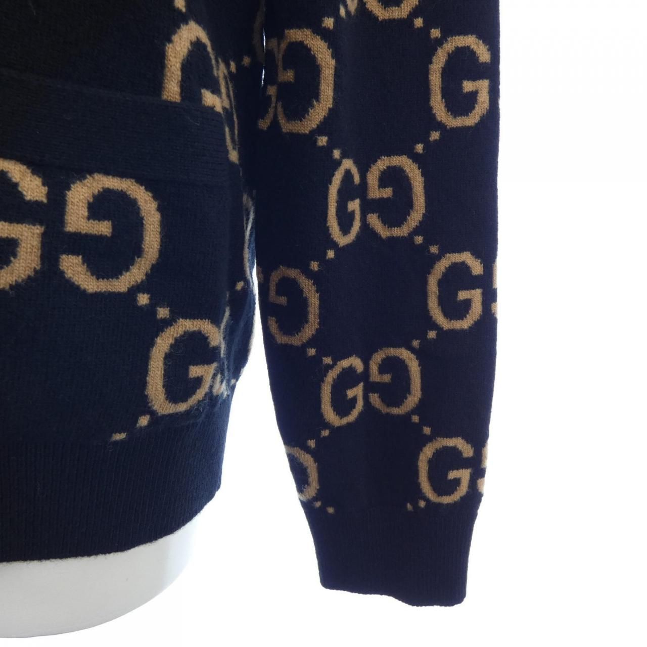 Gucci カーディガン グッチ GUCCI GGパターン GGウールジャガードカーディガン