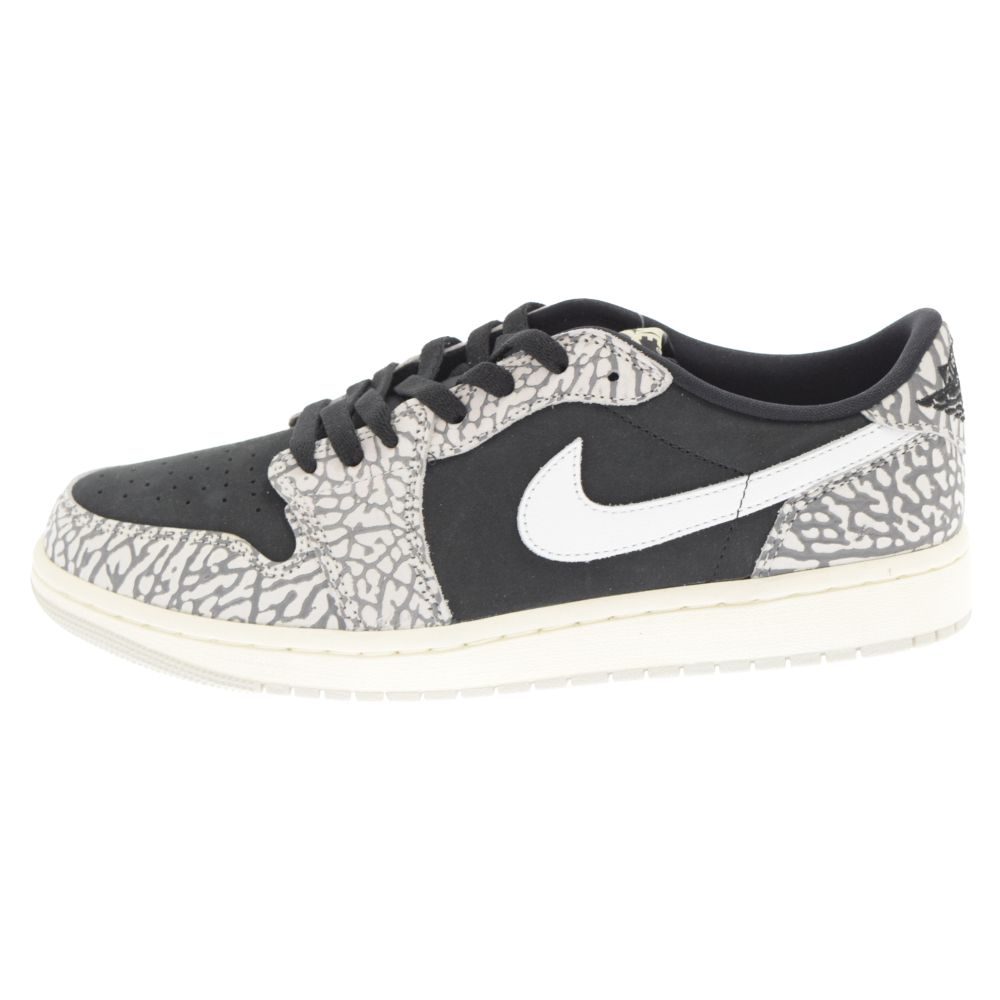 NIKE (ナイキ) WMNS AIR JORDAN 1 RETRO LOW OG BLACK CEMENT