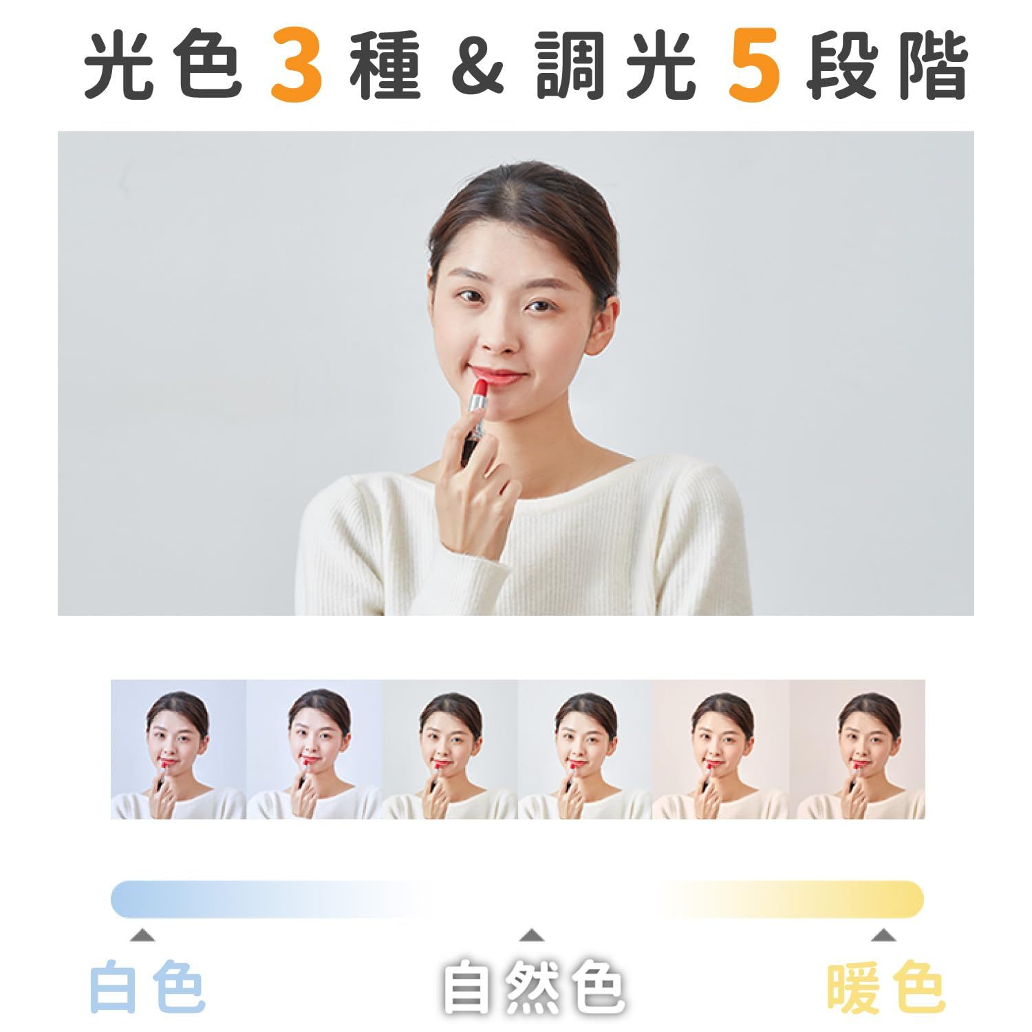 バッテリー内蔵 LEDライト