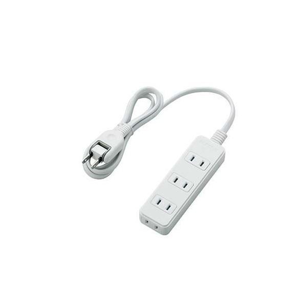 エレコム 電源タップ 4個口 1m T-S02-2410WH 