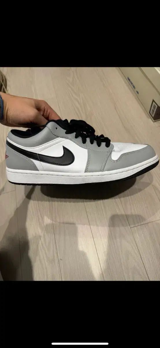 【雷市場（ポンジャン）商品韓国直送】 NIKE(ナイキ) ジョーダン 1 ロー スモークグレイ 290