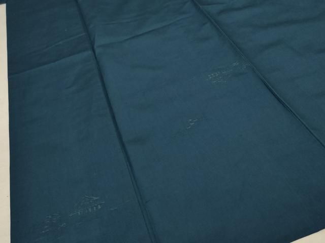 平和屋着物＊夏物 色無地 絽 青褐色 正絹 逸品 AABB8277jd 絽 色無地
