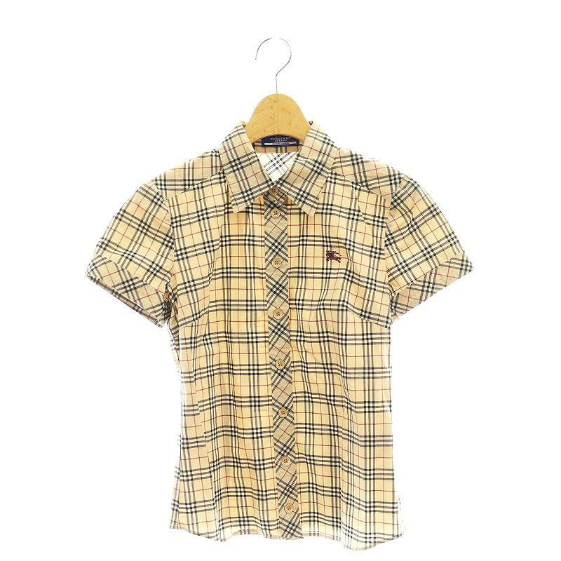 BurberryBlueLabelバーバリーブルーレーベルノバチェック半袖シャツ バーバリーブルーレーベル BURBERRY BLUE LABEL ノバチェック