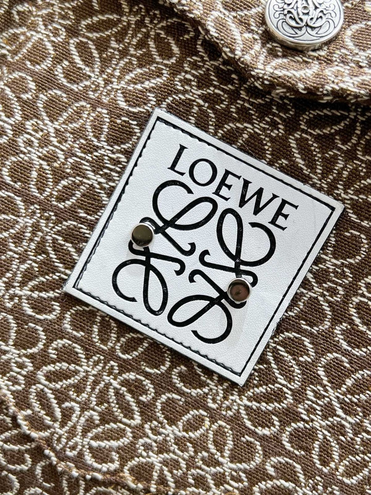LOEWE 幾何学模様ブラウンルームウェアセット