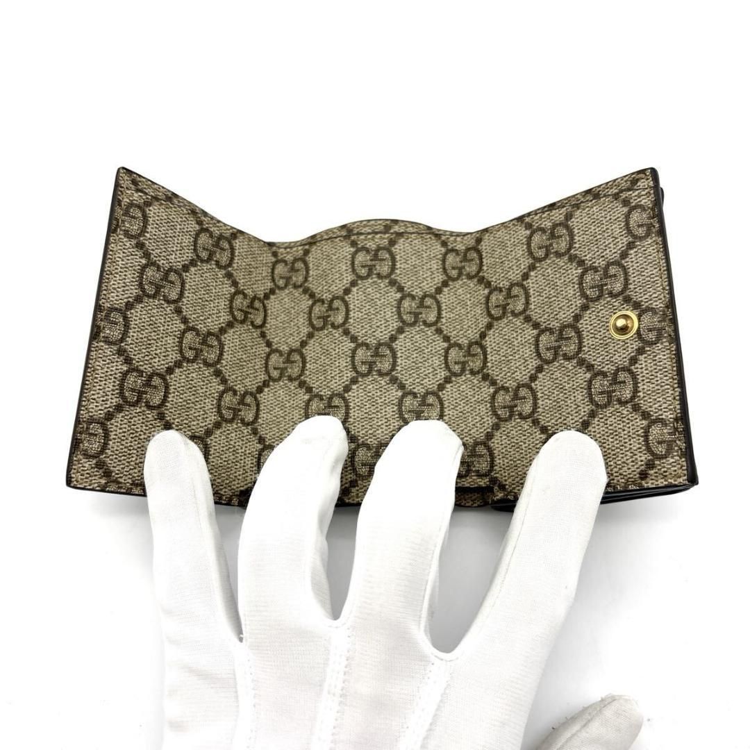 極美品◆バレンシアガ グッチ 三つ折り財布 ハッカープロジェクト GGロゴ 極美品◇バレンシアガ グッチ 三つ折り財布 ハッカープロジェクト GG