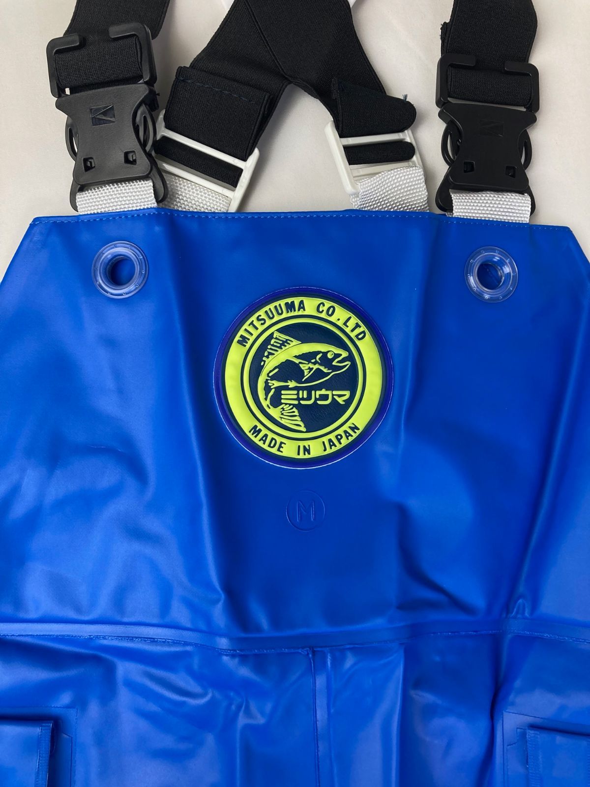 水産合羽 胸付ズボン Mサイズ ミツウマ シーピープル 漁師カッパ 日本