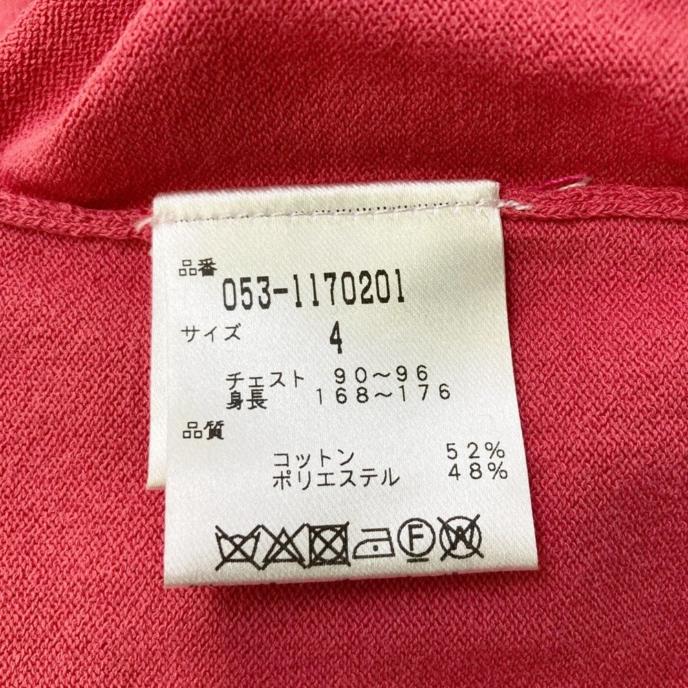 PEARLY GATES ピンク セーター サイズ5 PEARLY GATES ピンク セーター サイズ5