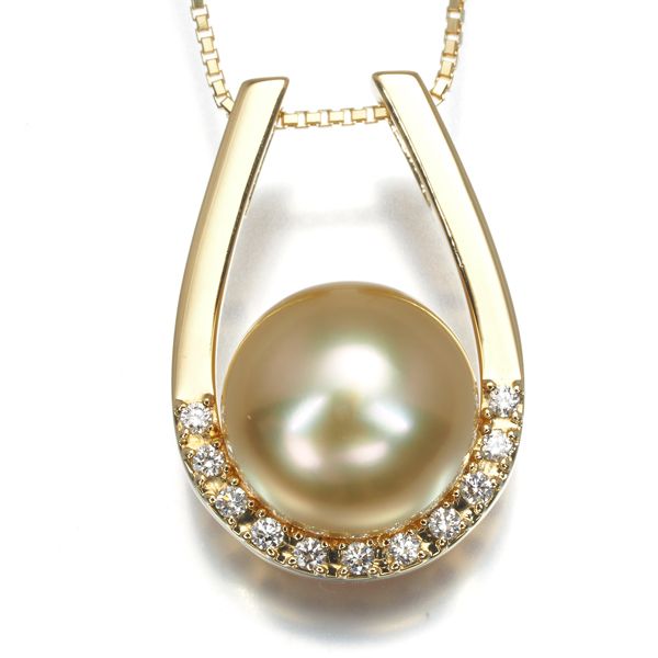 TASAKI タサキ ネックレス パール 真珠 10.4mm ダイヤ
