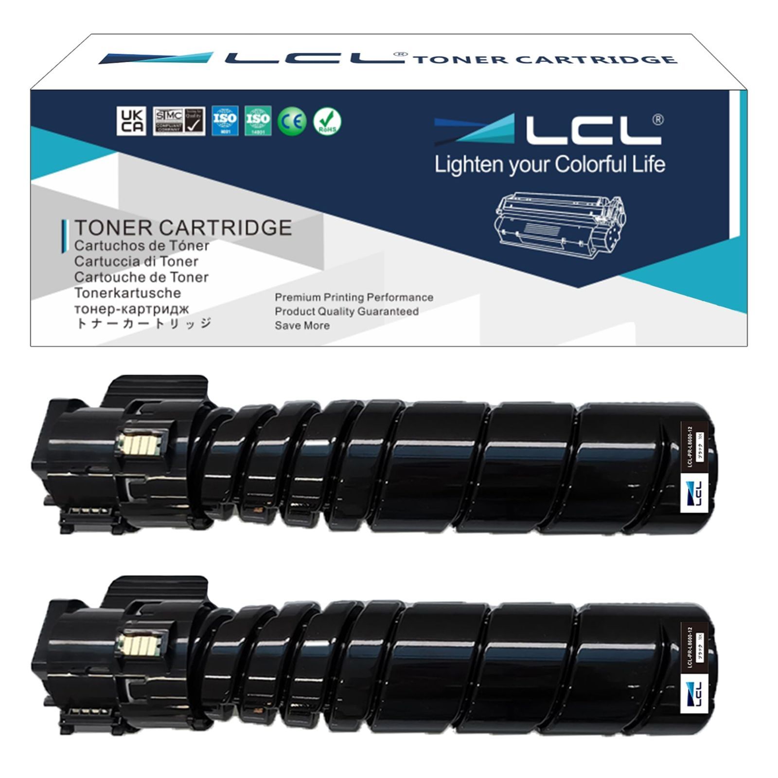 LCL NEC用 PR-L8600 PR-L8600-12 PR-L8700-11 10K (2パック ブラック) 互換トナーカートリッジ 対応機種：MultiWriter 8800 MultiWriter 8700 MultiWriter 8600 PR-L