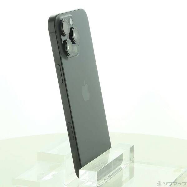 MAX94％OFF！ 〔 品〕 iPhone16 Pro Max 256GB ブラックチタニウム MYWG3J A SIMフリー 371 最安値で販売します。