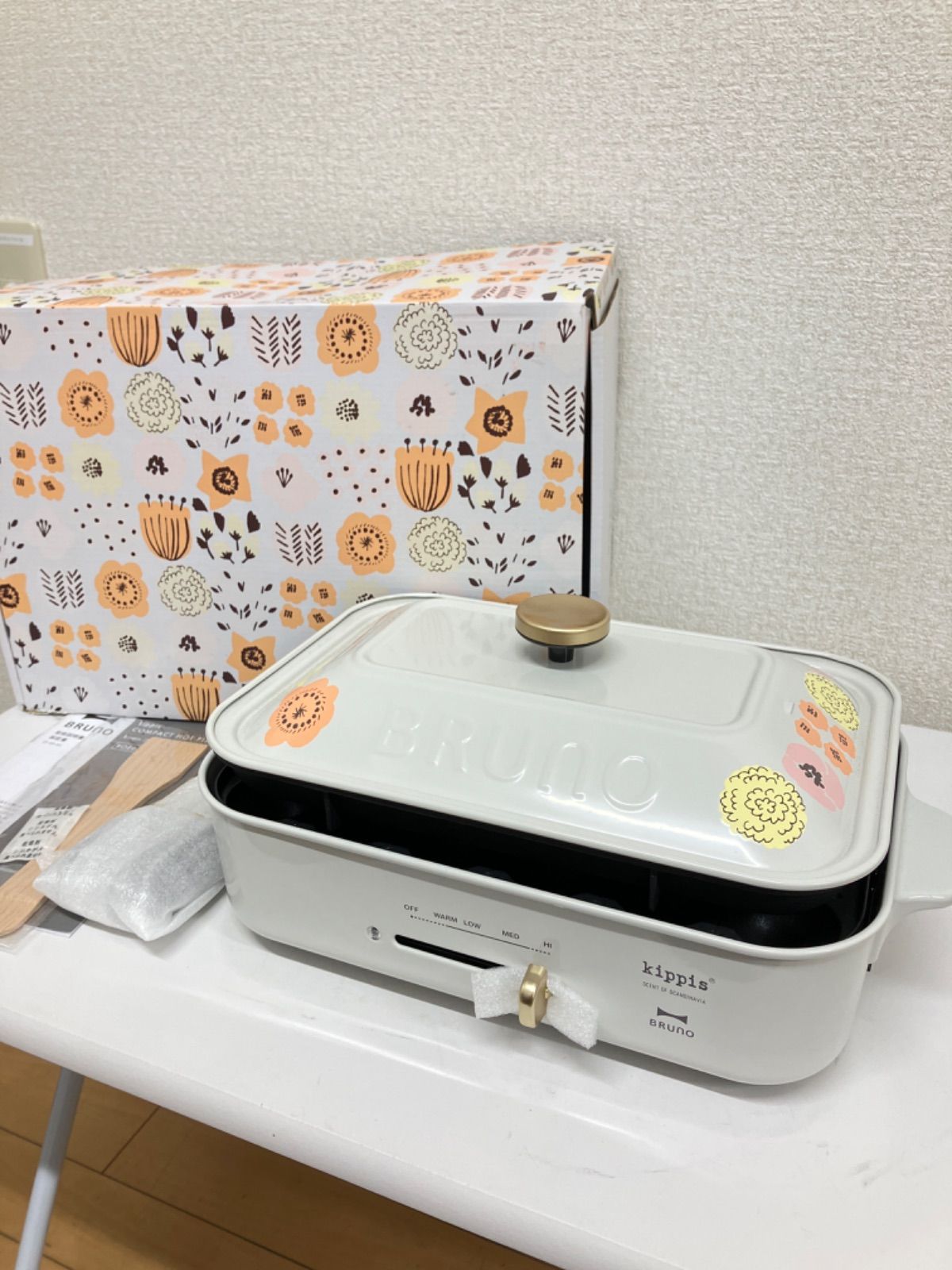 新品未開封】BRUNO ホットプレート ケサクーフラワー【限定品