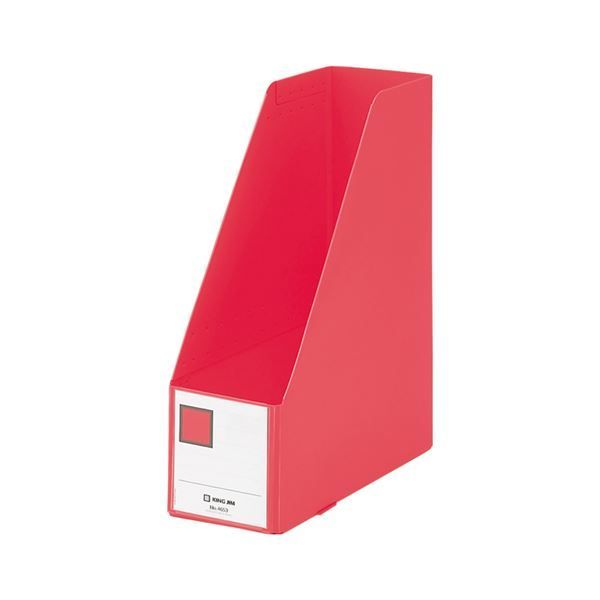 まとめ キングジム GボックスPP A4タテ 収納幅100mm 赤 4653 1個 ×30セット