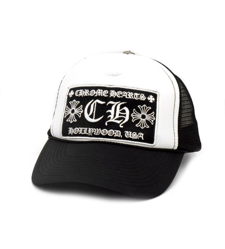 クロムハーツ キャップ クロムハーツ CHROME HEARTS 【 CH TRUCKER CAP 】 CH 刺繍