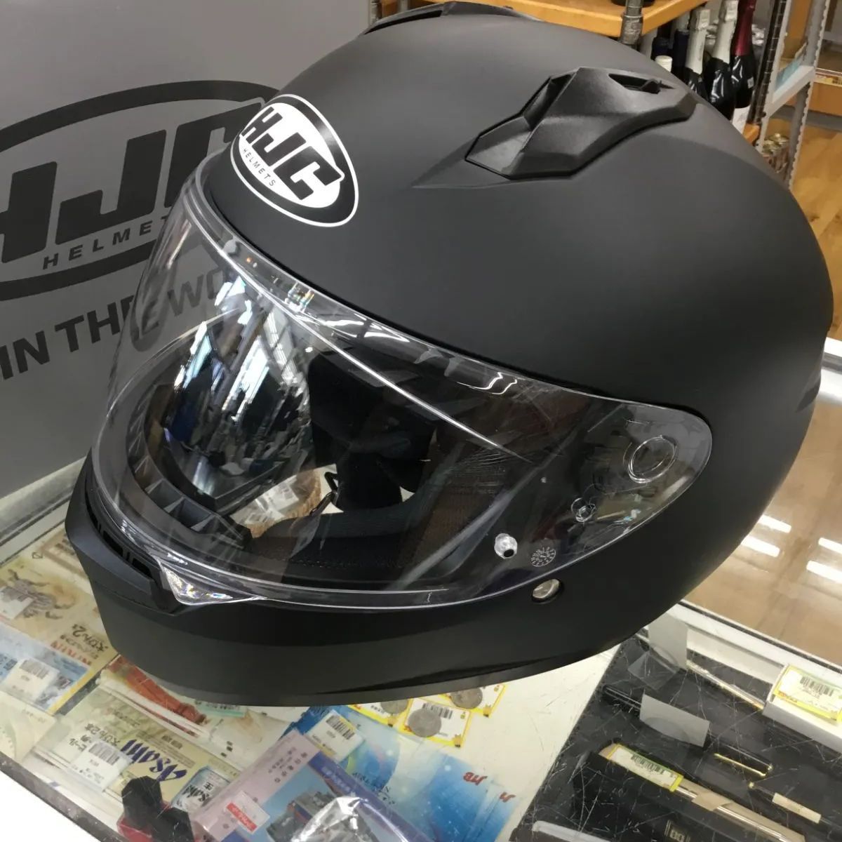 HJC C10ソリッド 艶なし黒 ミラーシールド付き 楽天市場】hjc ヘルメット シール（車用品・バイク用品）の通販